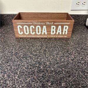 Hot Chocolate Wooden Box Christmas